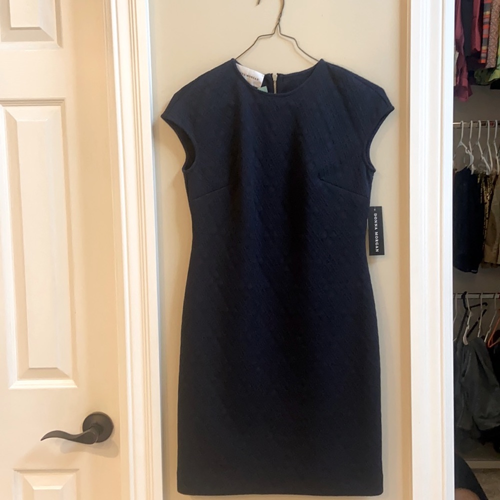 Navy Donna Morgan Dress
